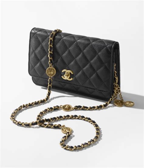 chanel grained calfskin wallet|Wallet on chain .